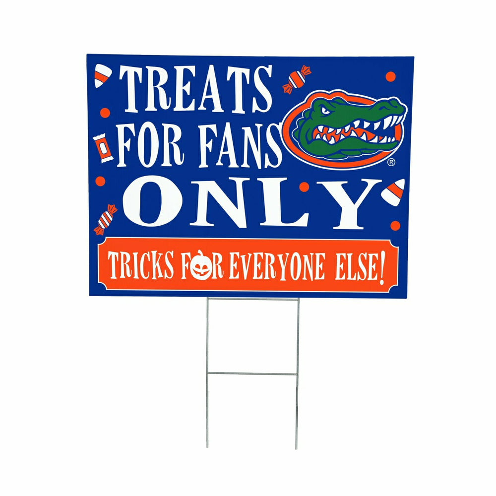 University of Florida Yard Sign, Halloween Treats for Fans, Collegiate, Home