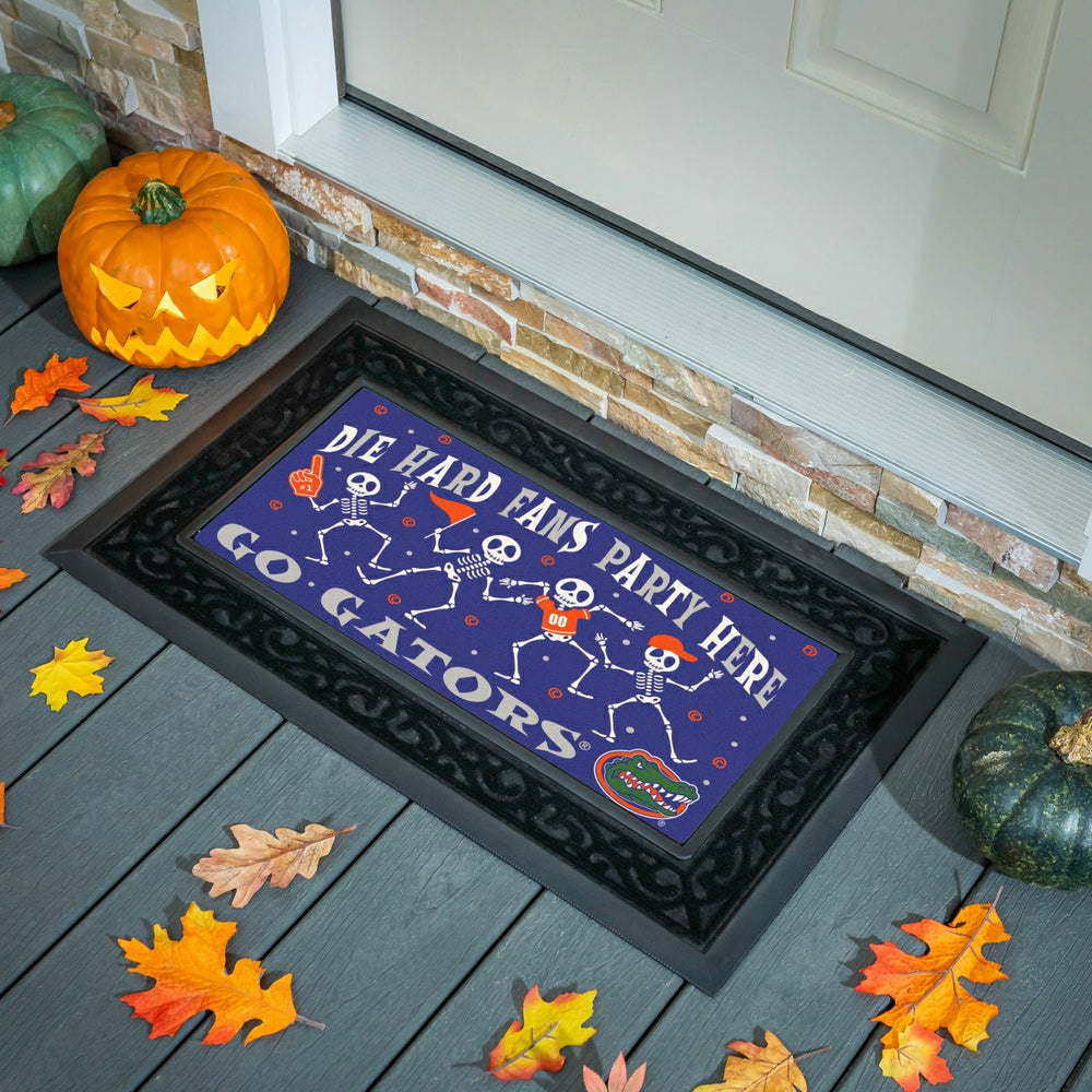 University of Florida Flocked Coir Halloween Sassafras Switch Mat, 22", Collegiate