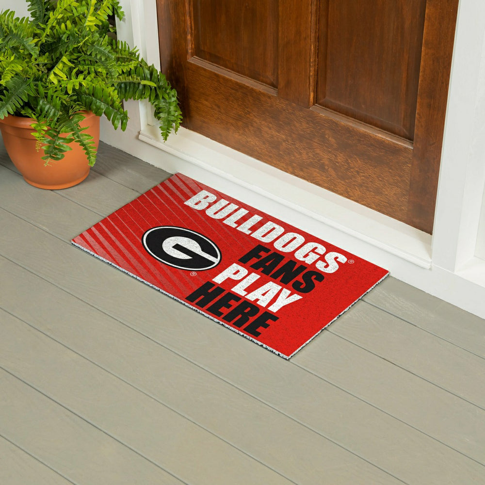 University of Georgia Fan Mat, 28"x16", Collegiate