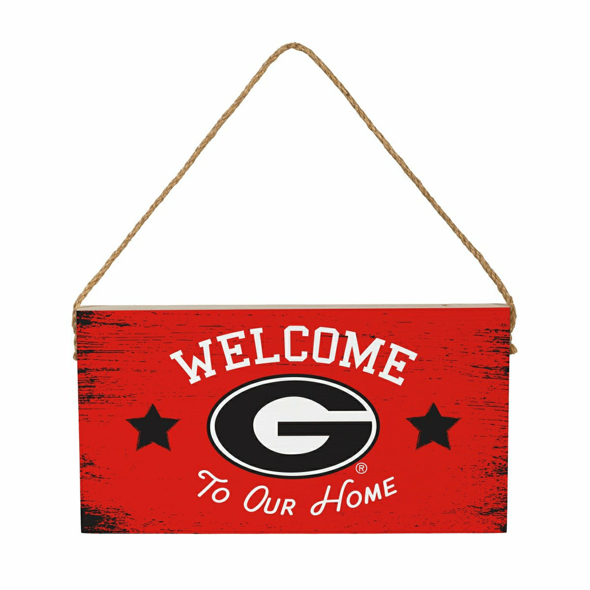 University of Georgia Wood Wall Sign, 6x11, Collegiate, Home