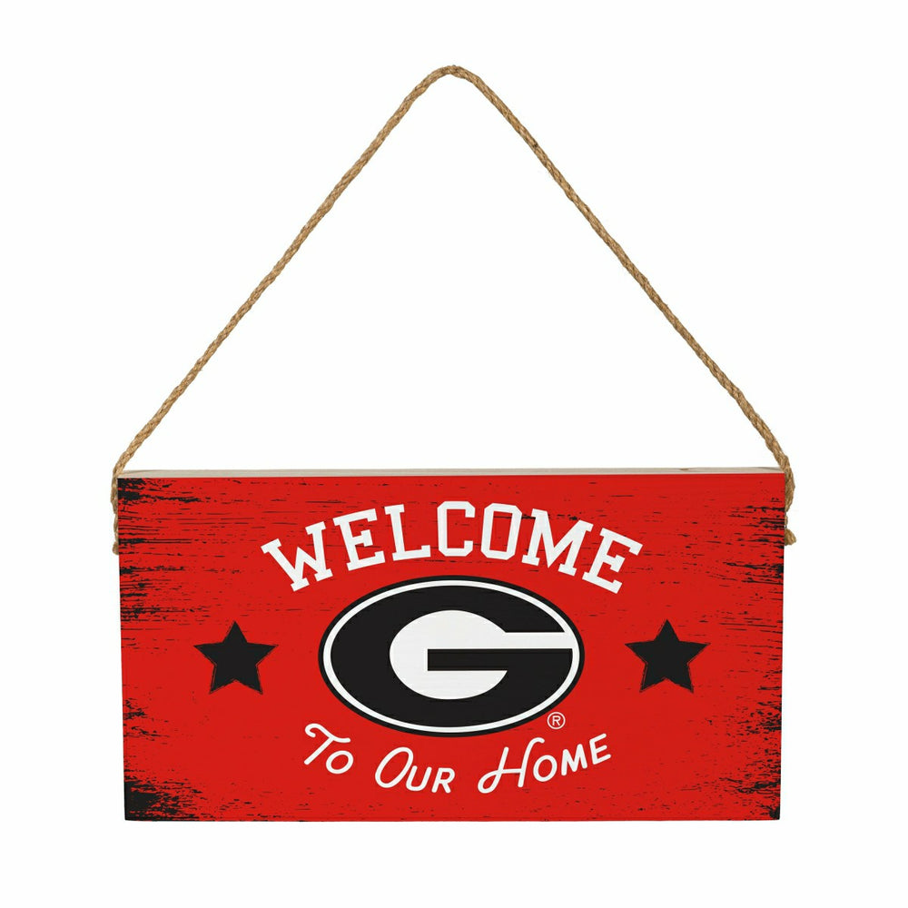 University of Georgia Wood Wall Sign, 6x11, Collegiate, Home