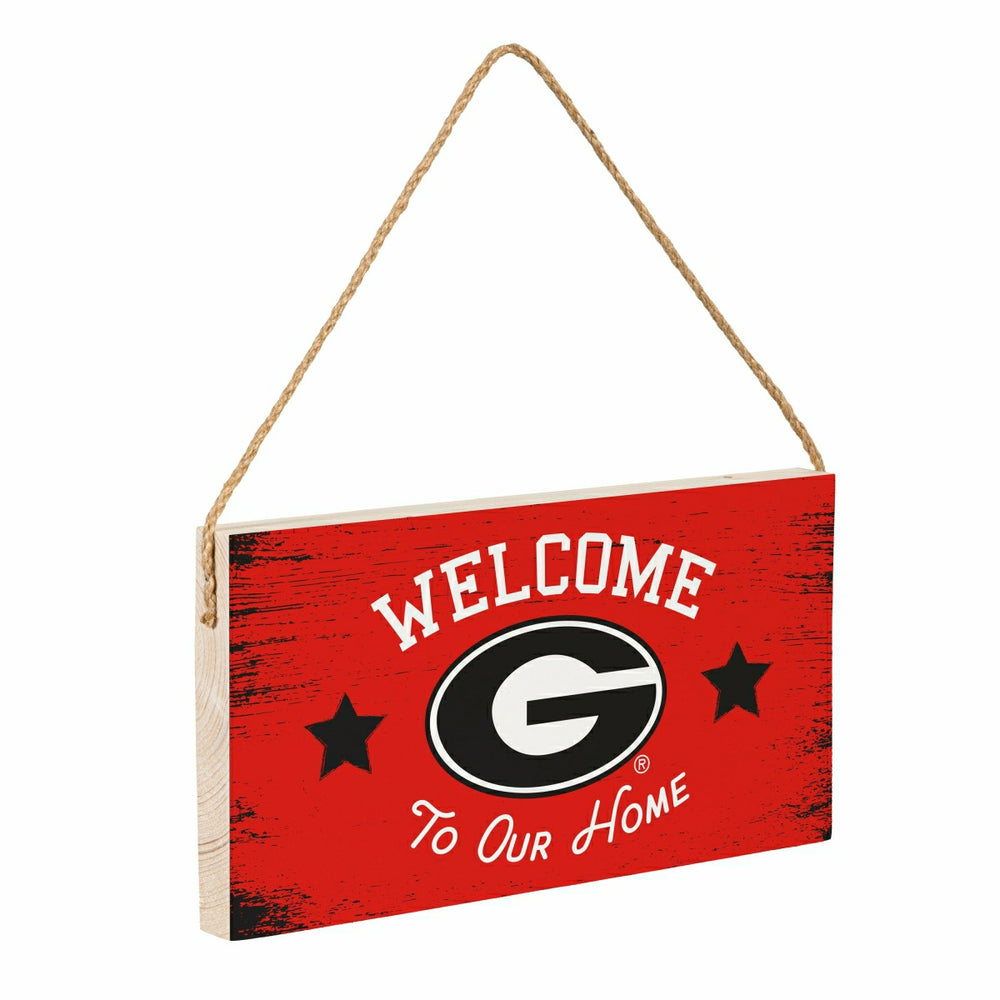 University of Georgia Wood Wall Sign, 6x11, Collegiate, Home