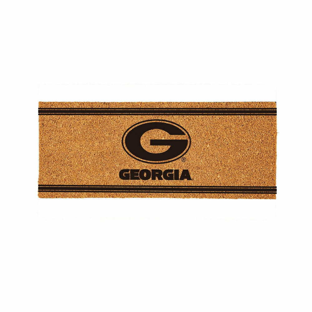 University of Georgia Extra Large One Color Coir Mat, 60"x24", Collegiate