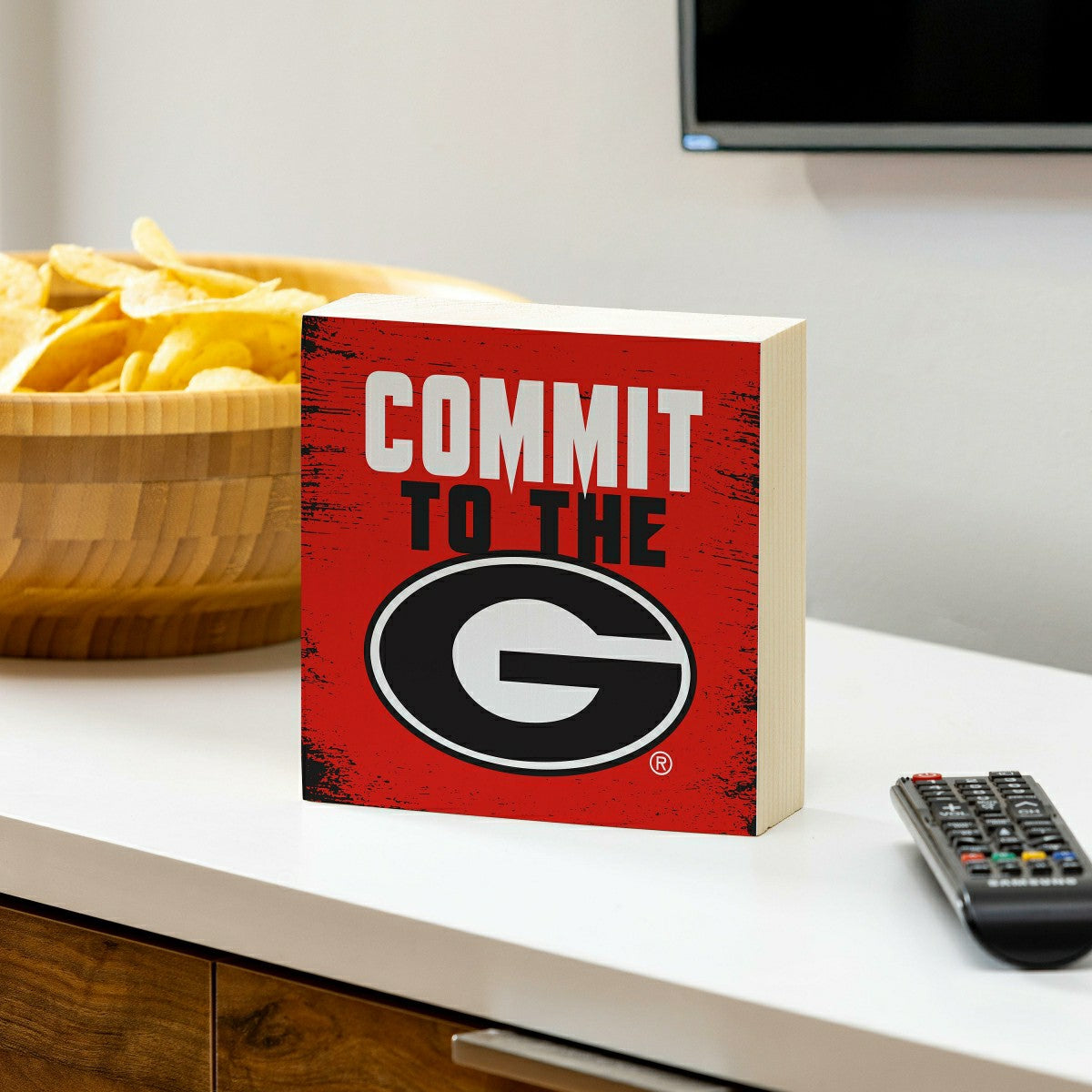 University of Georgia Plock, Down Home Fans, 6x6, Collegiate, Home