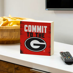 University of Georgia Plock, Down Home Fans, 6x6, Collegiate, Home