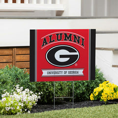 University of Georgia Coroplast Yard Sign Alumni, Collegiate, Home