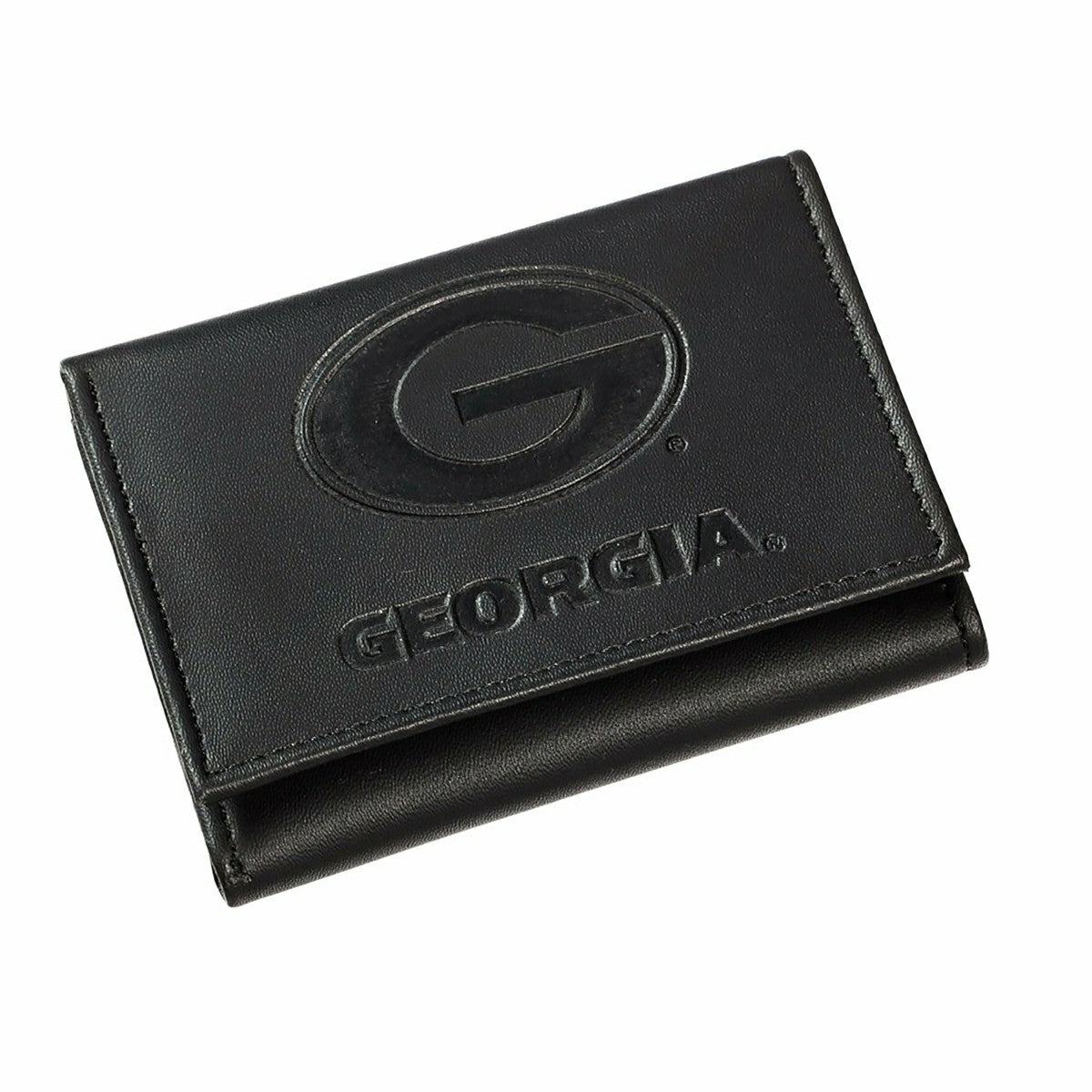 University of Georgia, Tri-Fold Wallet, Black, Collegiate, Home