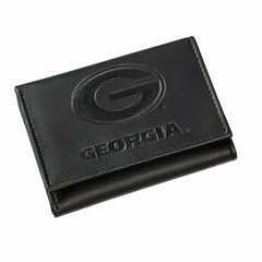 University of Georgia, Tri-Fold Wallet, Black, Collegiate, Home