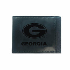 Front Pocket Wallet w/ RFID Blocking, University of Georgia, Black, Collegiate, Home