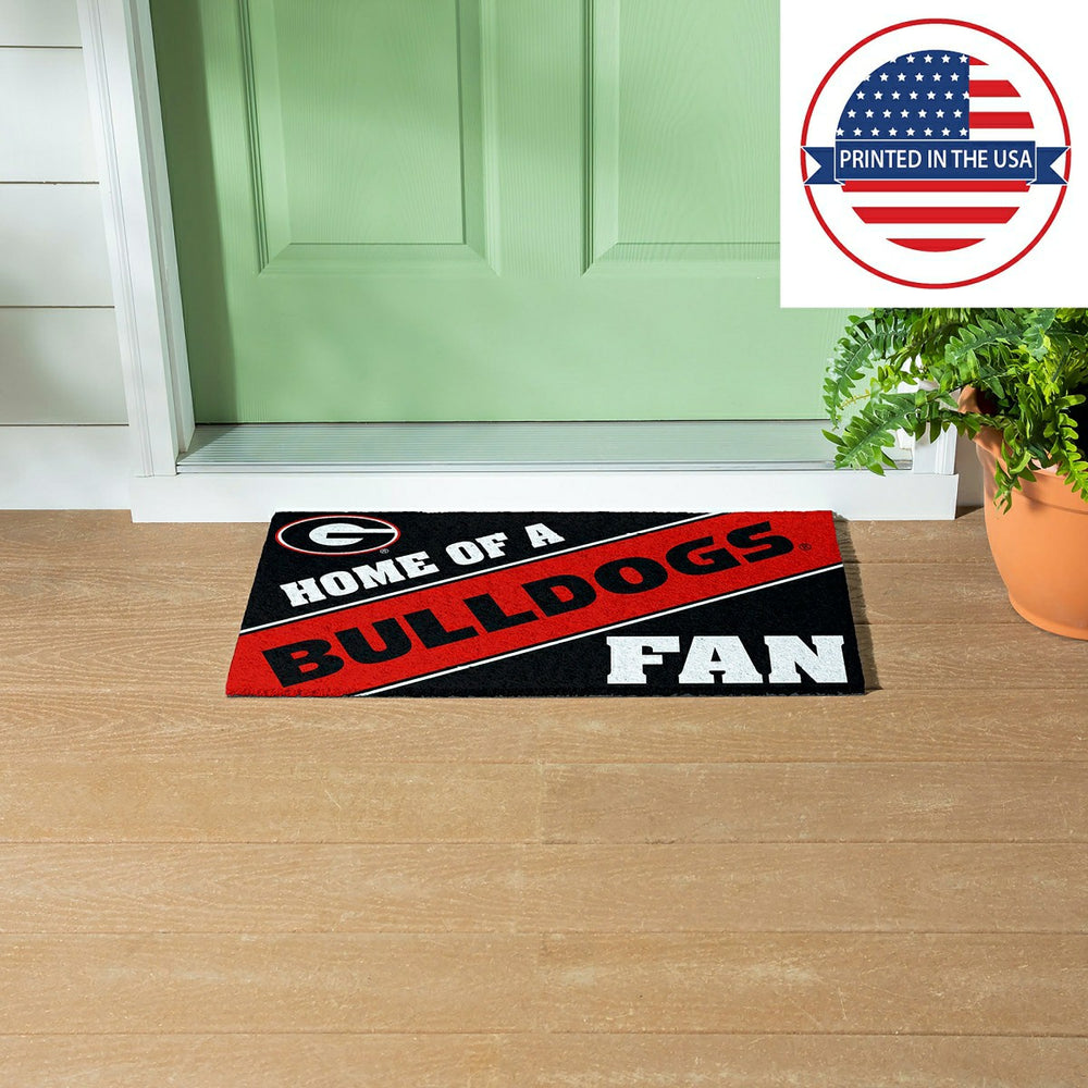 University of Georgia, PVC Mat COLOR, Home of a Fan, Collegiate