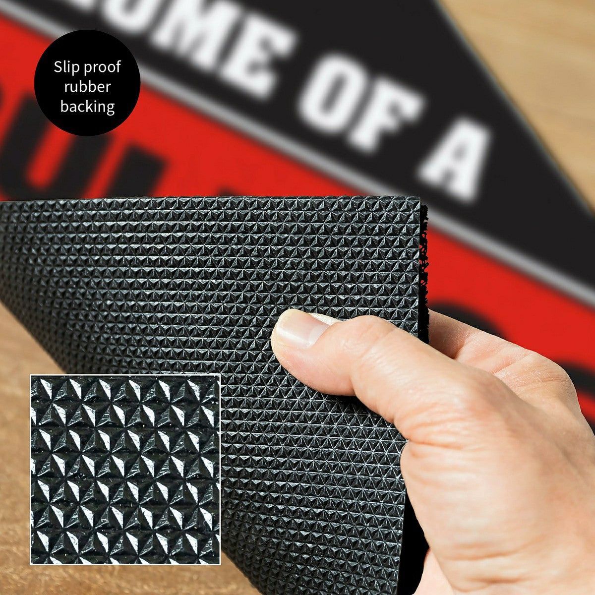 University of Georgia, PVC Mat COLOR, Home of a Fan, Collegiate