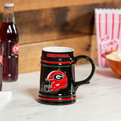 University of Georgia Ceramic Stein Cup, 24oz, Collegiate, Home