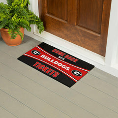 28" x 16" PVC Trapper Mat, Come Back with Tickets, University of Georg, Collegiate