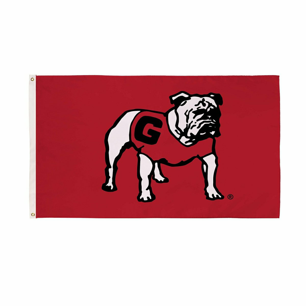 University of Georgia Single Sided Estate Flag with 2 Grommets, 3'x5', Collegiate, Home