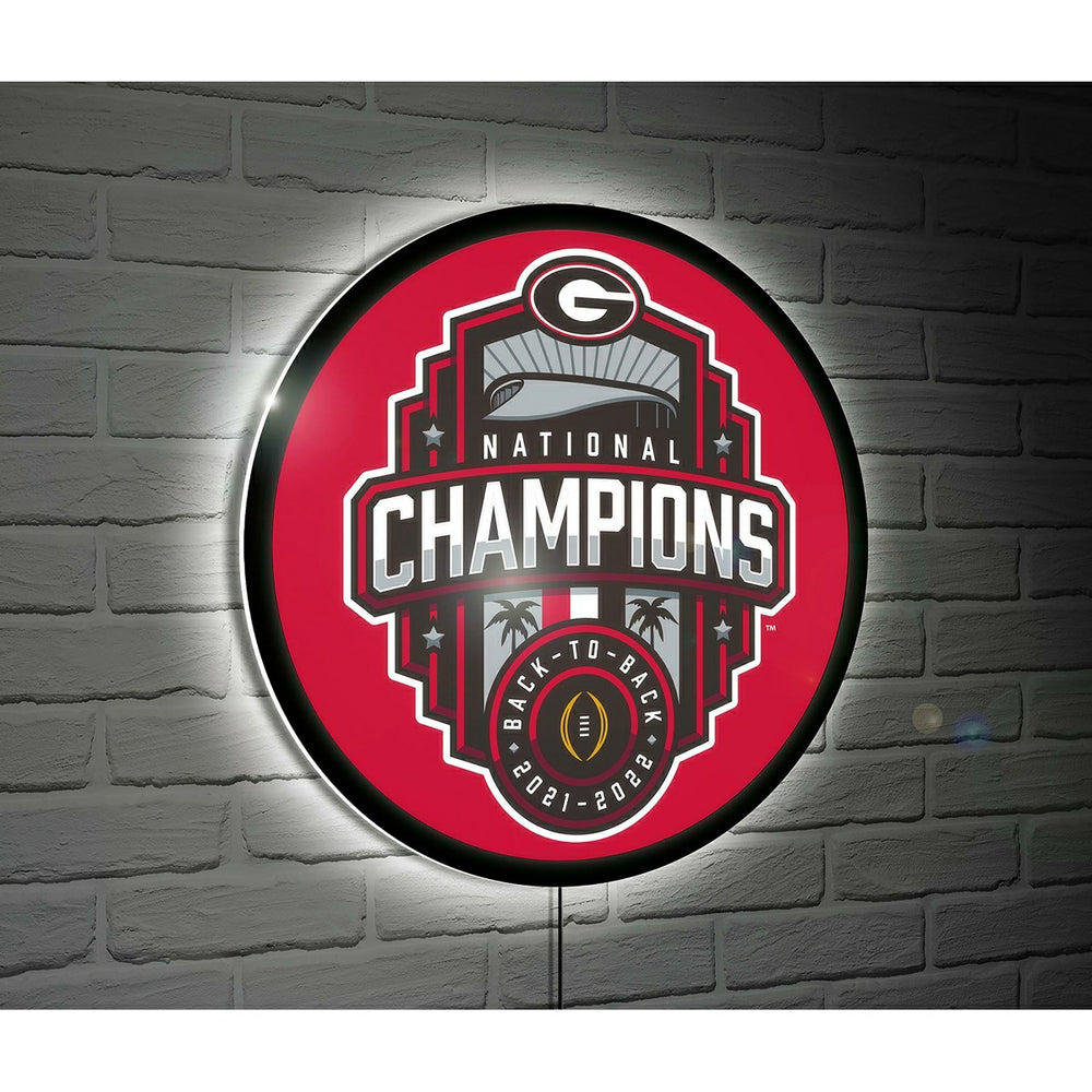 University of Georgia National Champions College Large Round Edgelite , Collegiate, Home