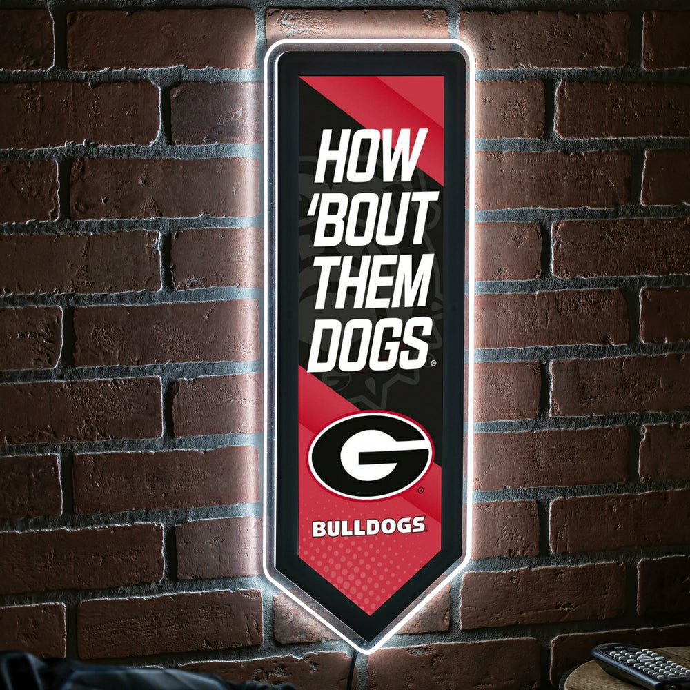 LED Wall Decor, Pennant, University of Georgia, Collegiate, Home