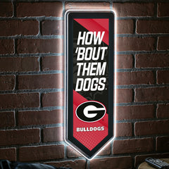 LED Wall Decor, Pennant, University of Georgia, Collegiate, Home
