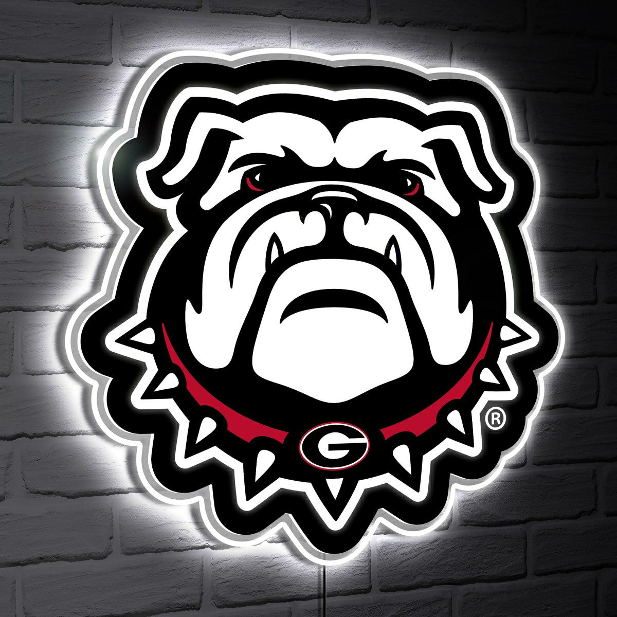 LED Wall Decor, Glazelite, College Mascot, University of Georgia, Collegiate, Home