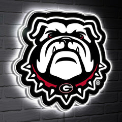 LED Wall Decor, Glazelite, College Mascot, University of Georgia, Collegiate, Home