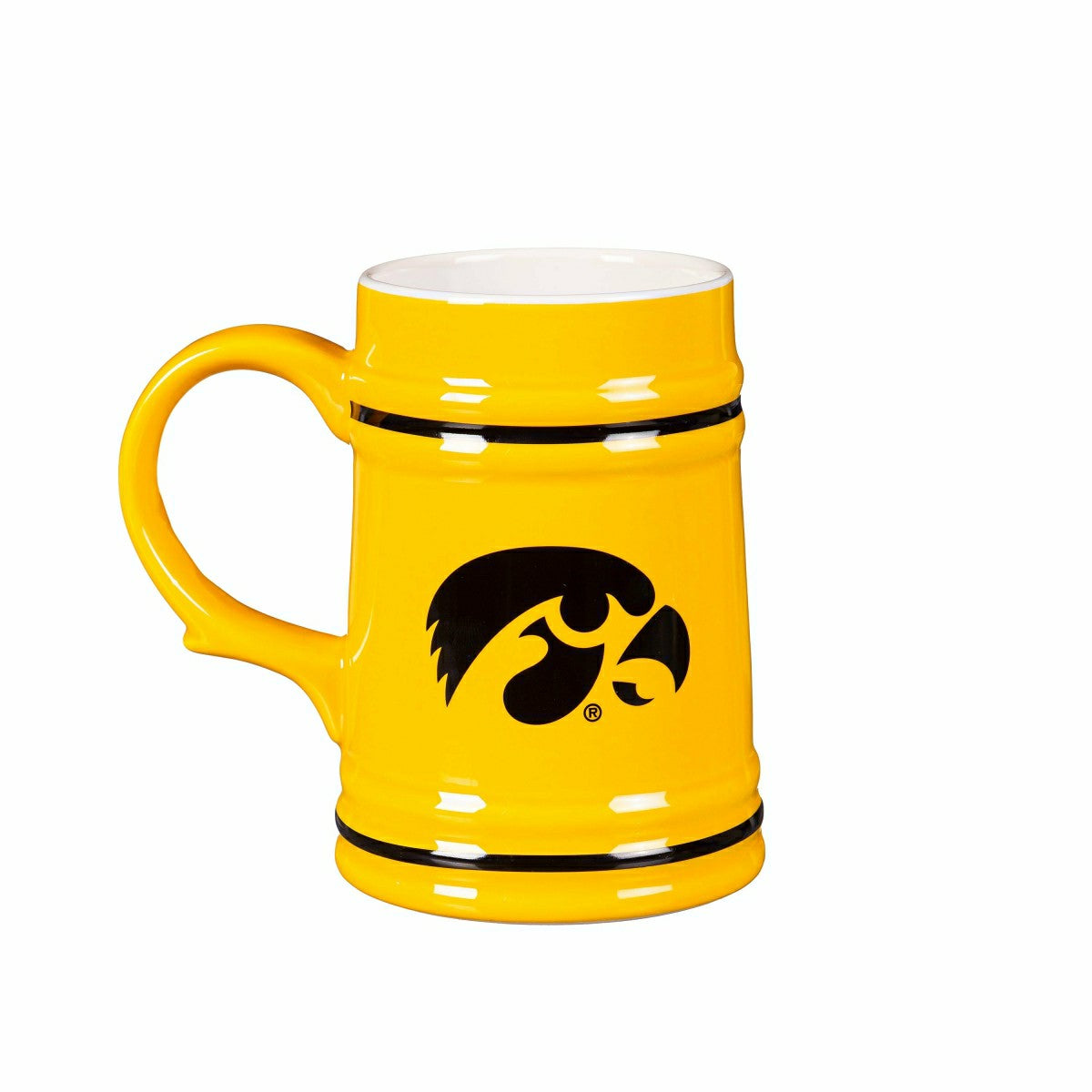 University of Iowa Ceramic Stein Cup, 24oz, Collegiate, Home