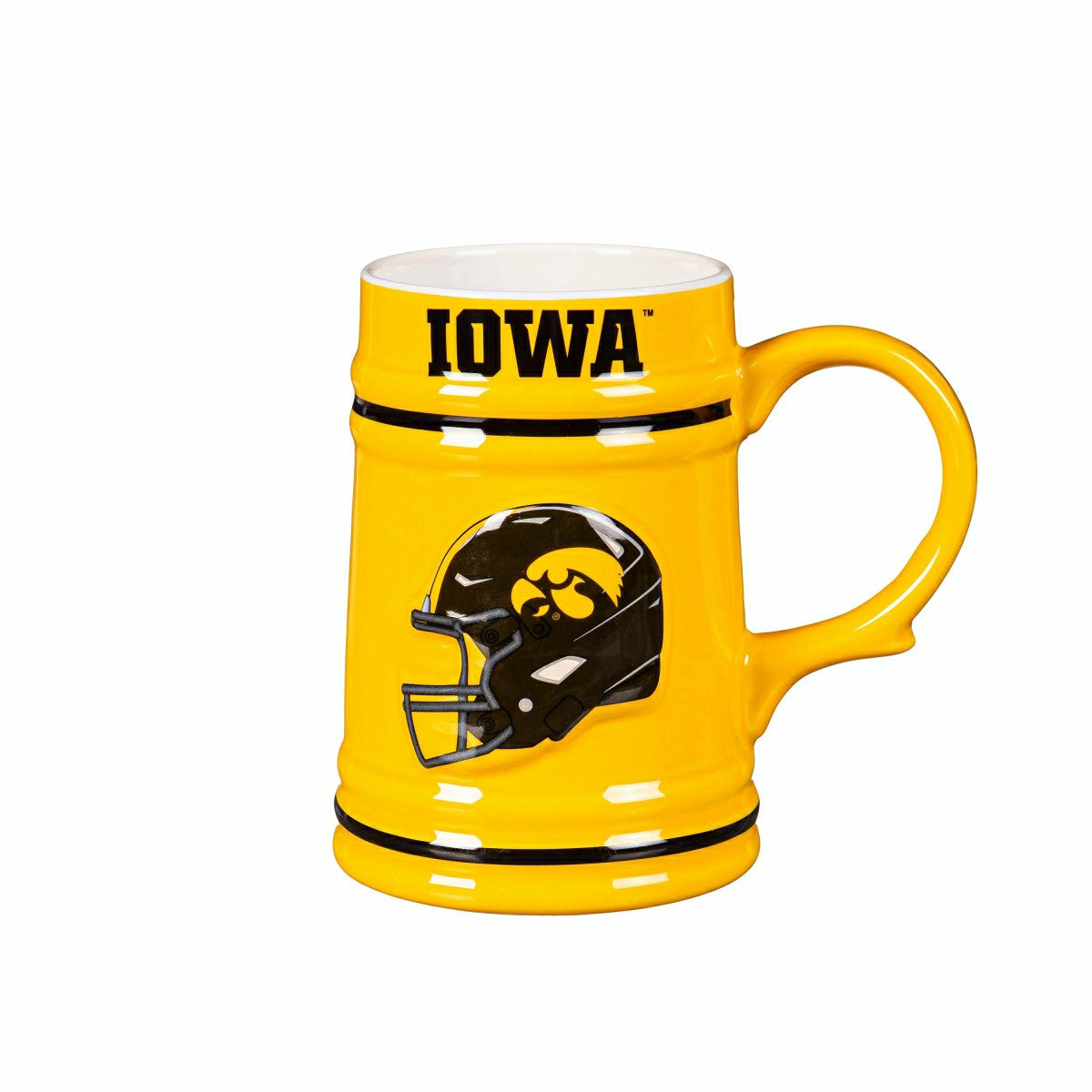 University of Iowa Ceramic Stein Cup, 24oz, Collegiate, Home
