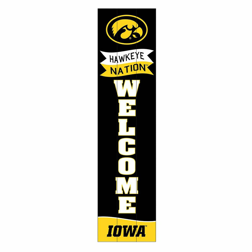 University of Iowa Large Single Sided Leaner, 46", Collegiate, Home