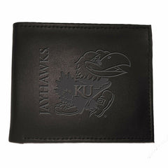 University of Kansas, Bi-Fold Wallet, Black, Collegiate, Home