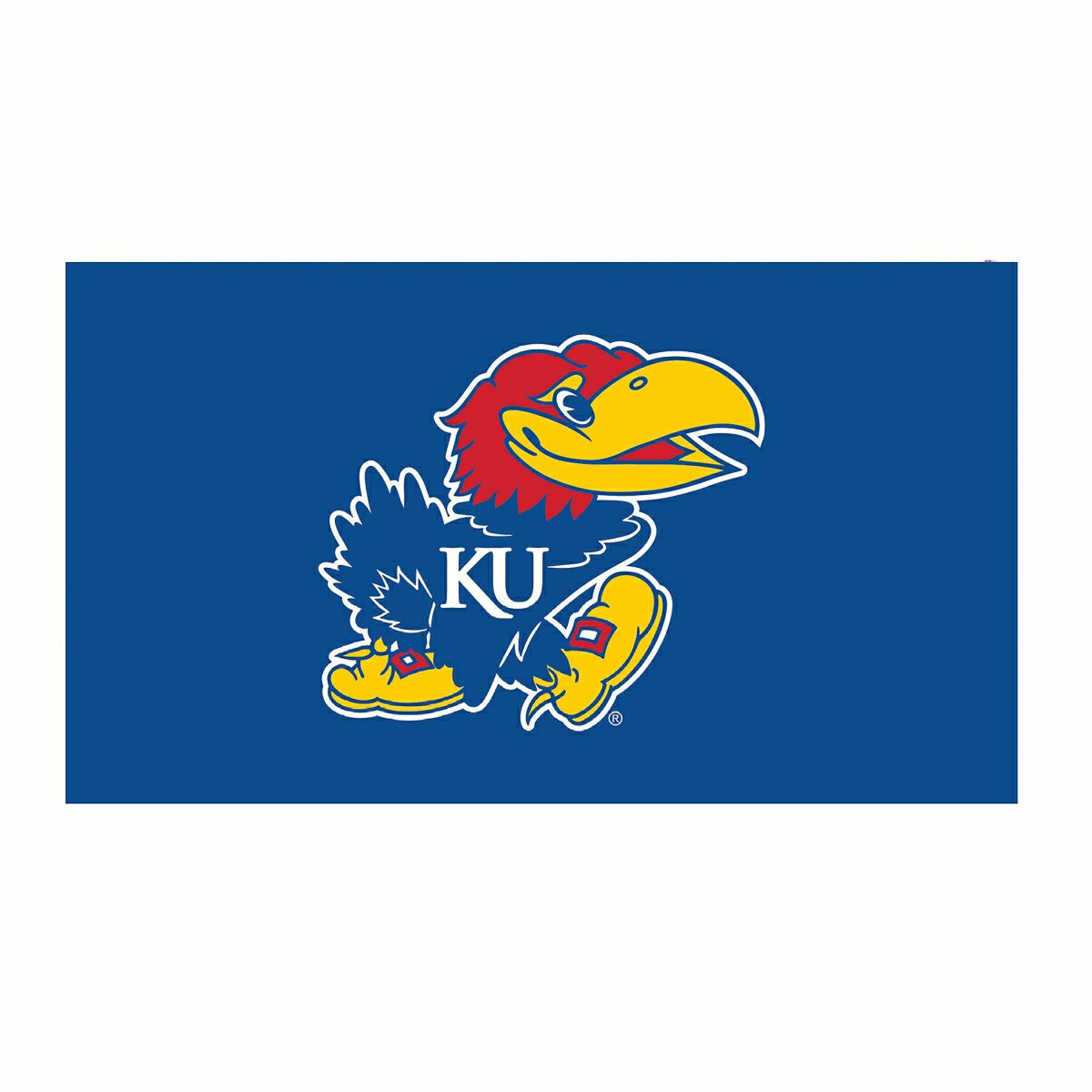 Full Color PVC Mat, 16" x 28", University of Kansas, Collegiate