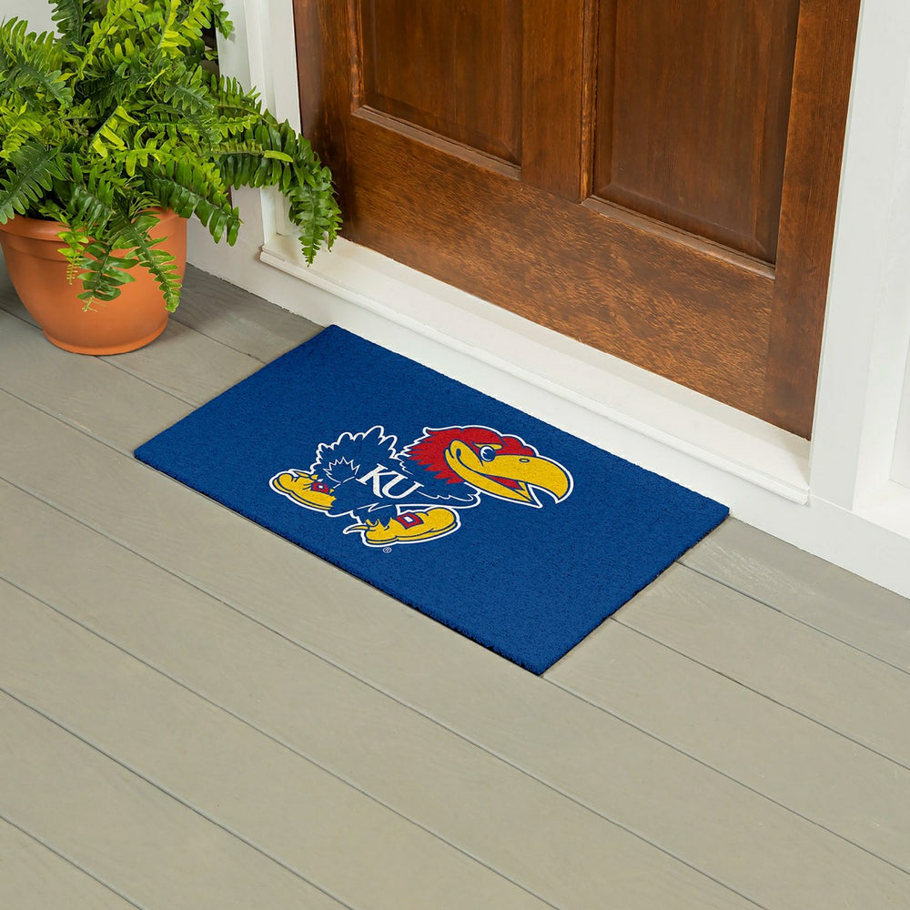 Full Color PVC Mat, 16" x 28", University of Kansas, Collegiate
