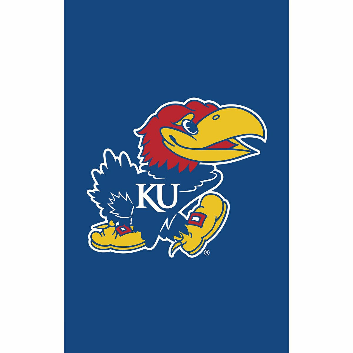 Applique Flag, Reg, University of Kansas, Collegiate, Home