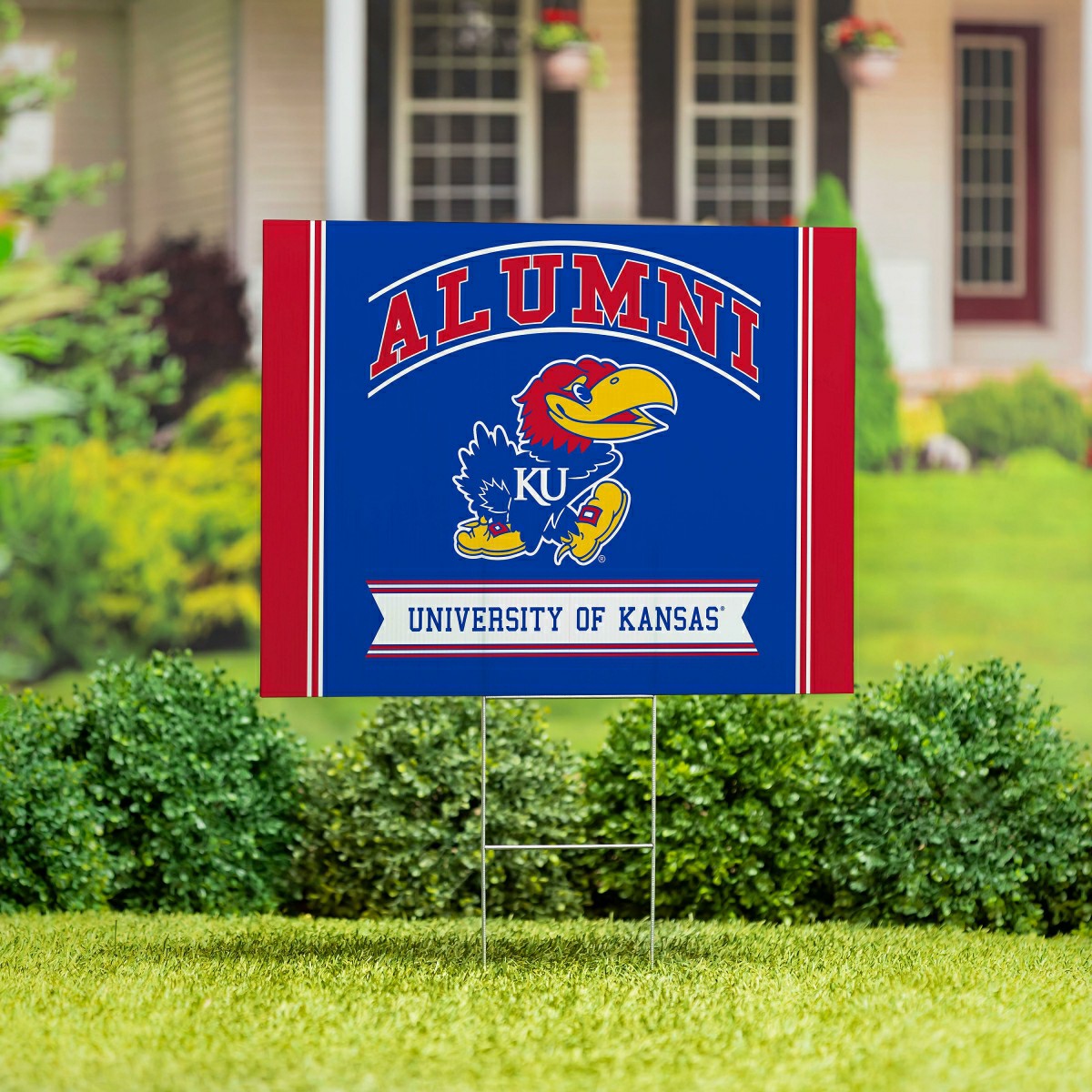 University of Kansas Coroplast Yard Sign Alumni, Collegiate, Home