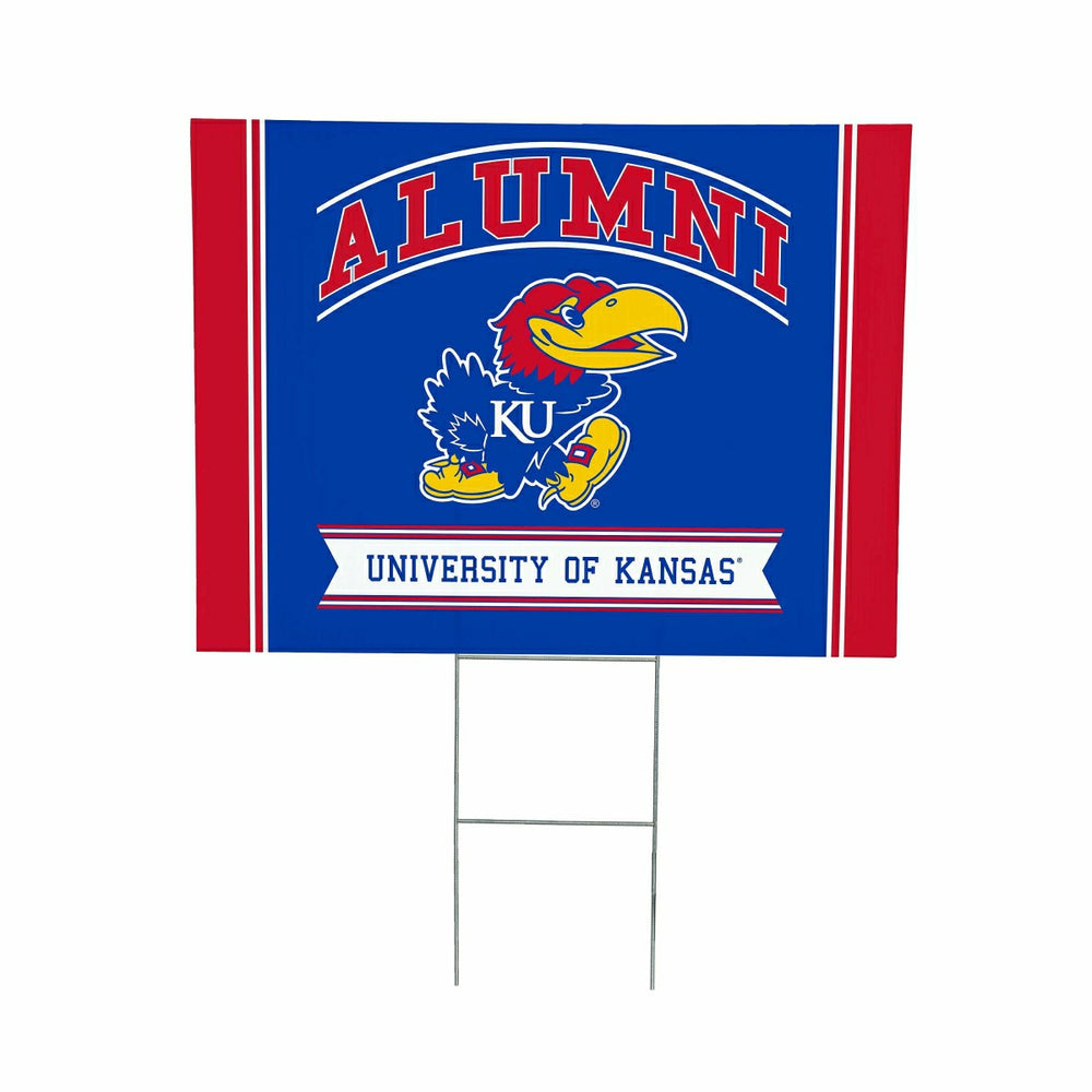 University of Kansas Coroplast Yard Sign Alumni, Collegiate, Home