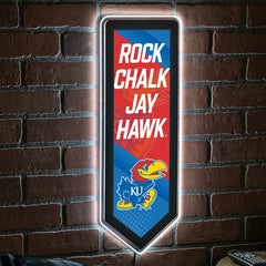 LED Wall Decor, Pennant, University of Kansas, Collegiate, Home