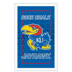 University of Kansas College Rectangle Neolite LED Decor, Collegiate, Home