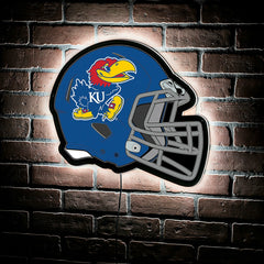 LED Wall Decor, Helmet, University of Kansas, Collegiate, Home