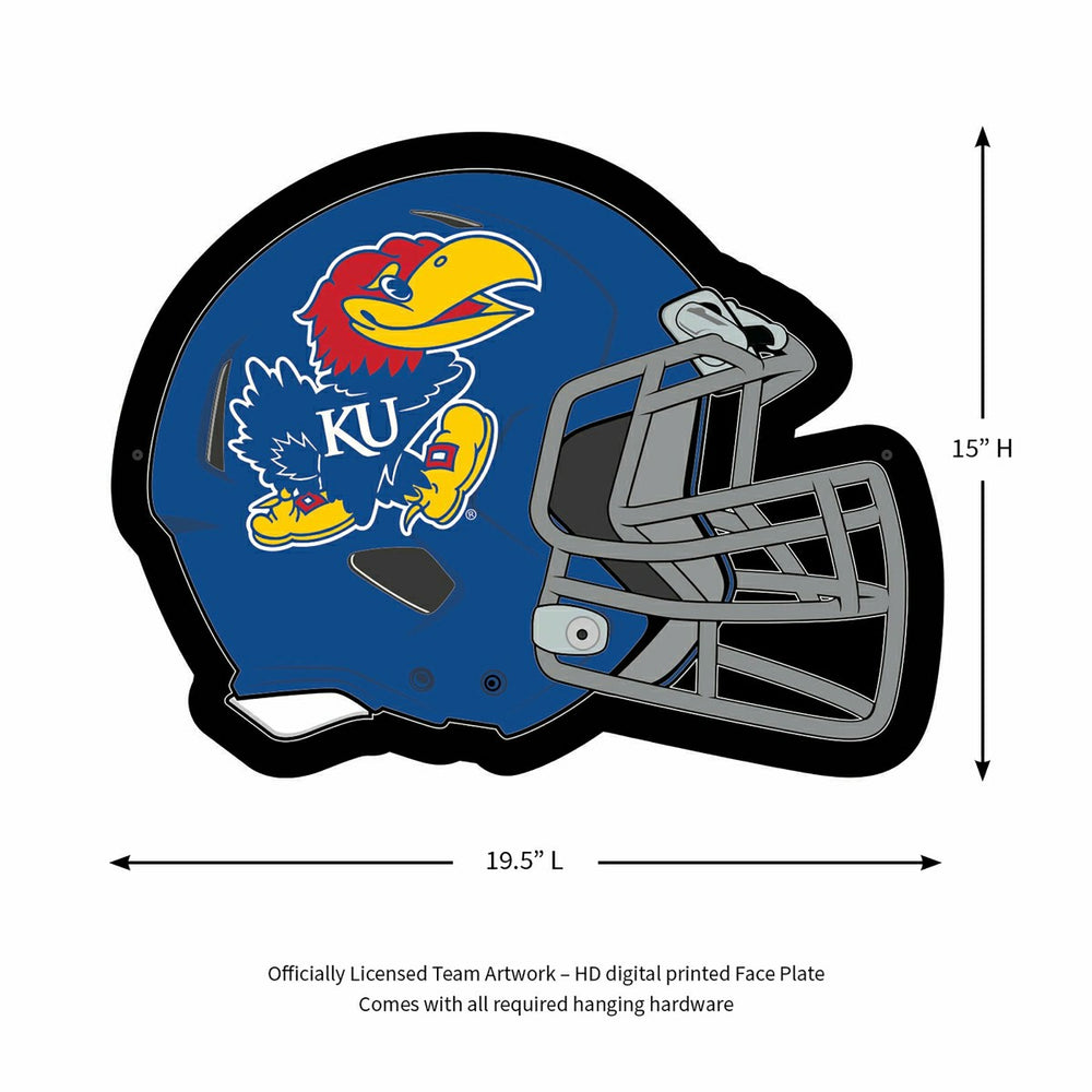 LED Wall Decor, Helmet, University of Kansas, Collegiate, Home