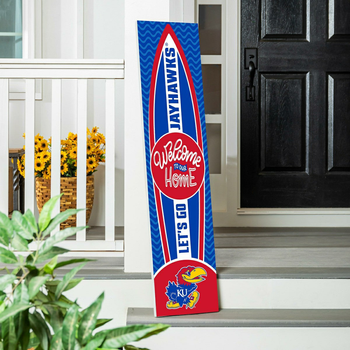 University of Kansas Summer Seasonal Surfboard ECM Exclusive 47" Singl, Collegiate, Home