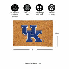 University of Kentucky Large Full Color Coir Mat, 36"x24", Collegiate