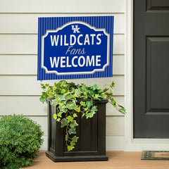 University of Kentucky Coroplast Yard Sign, "Fans Welcome", Collegiate, Home