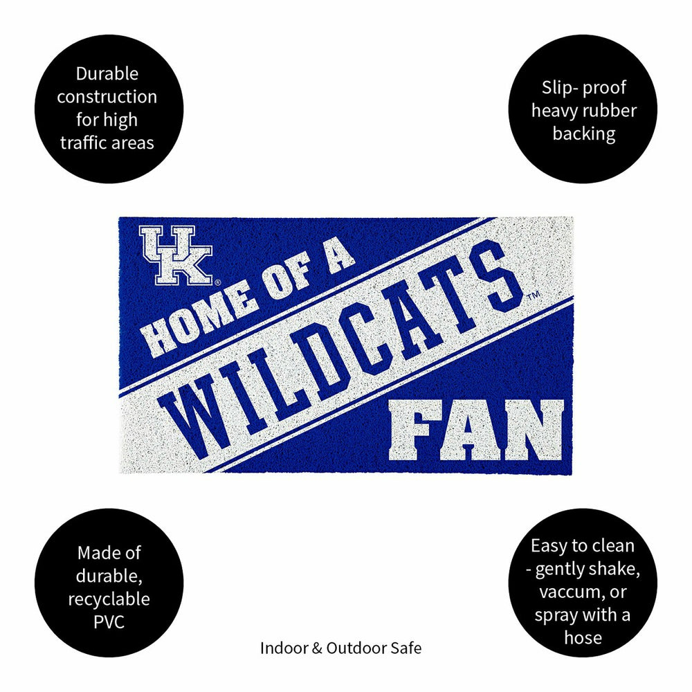 University of Kentucky, PVC Mat COLOR, Home of a Fan, Collegiate