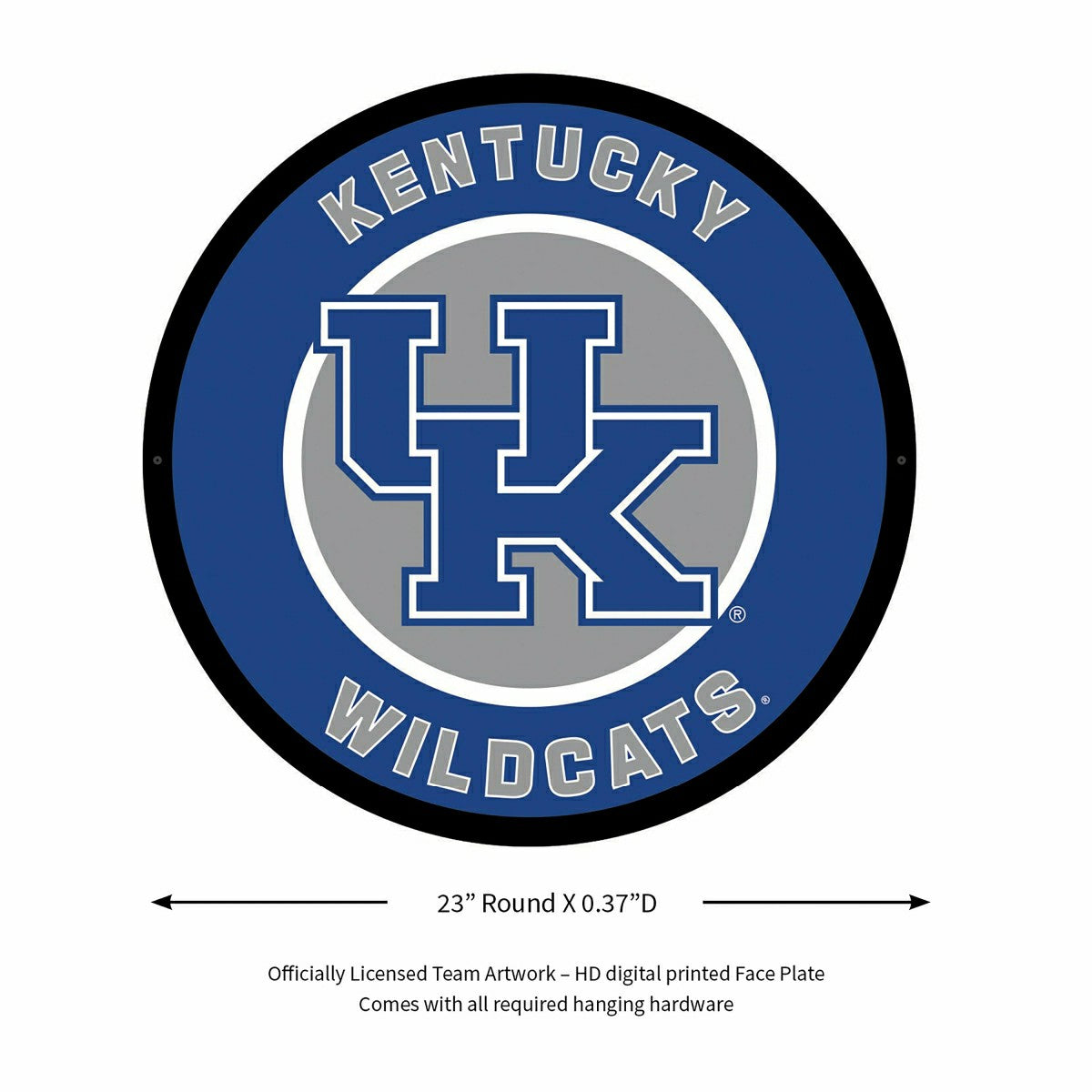 LED Wall Decor, Round, University of Kentucky, Collegiate, Home