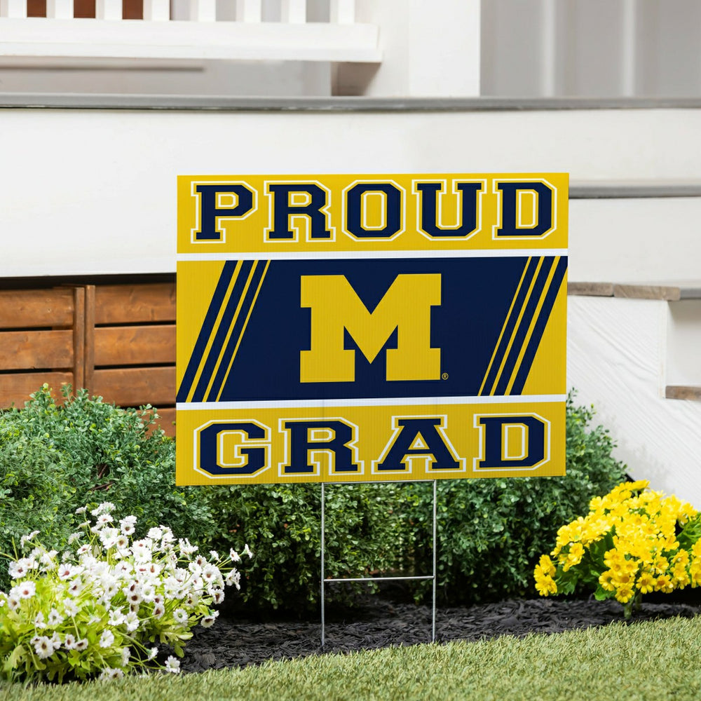University Of Michigan Coroplast Yard Sign Graduate, Collegiate, Home