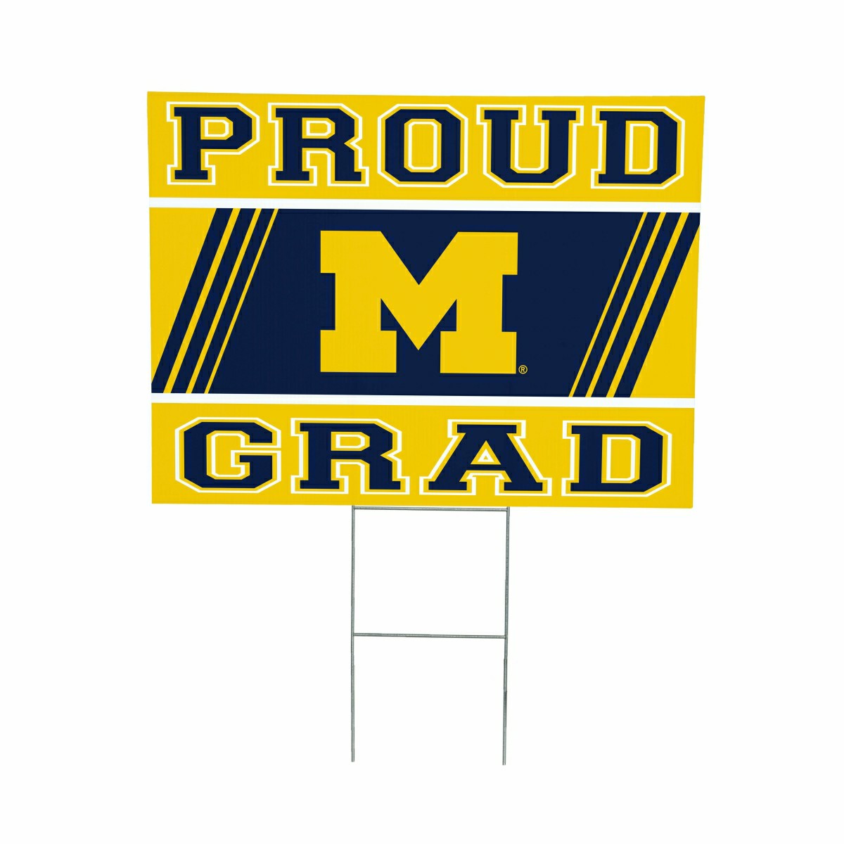 University Of Michigan Coroplast Yard Sign Graduate, Collegiate, Home