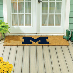 University Of Michigan Extra Large Full Color Coir Mat, 60"x24", Collegiate