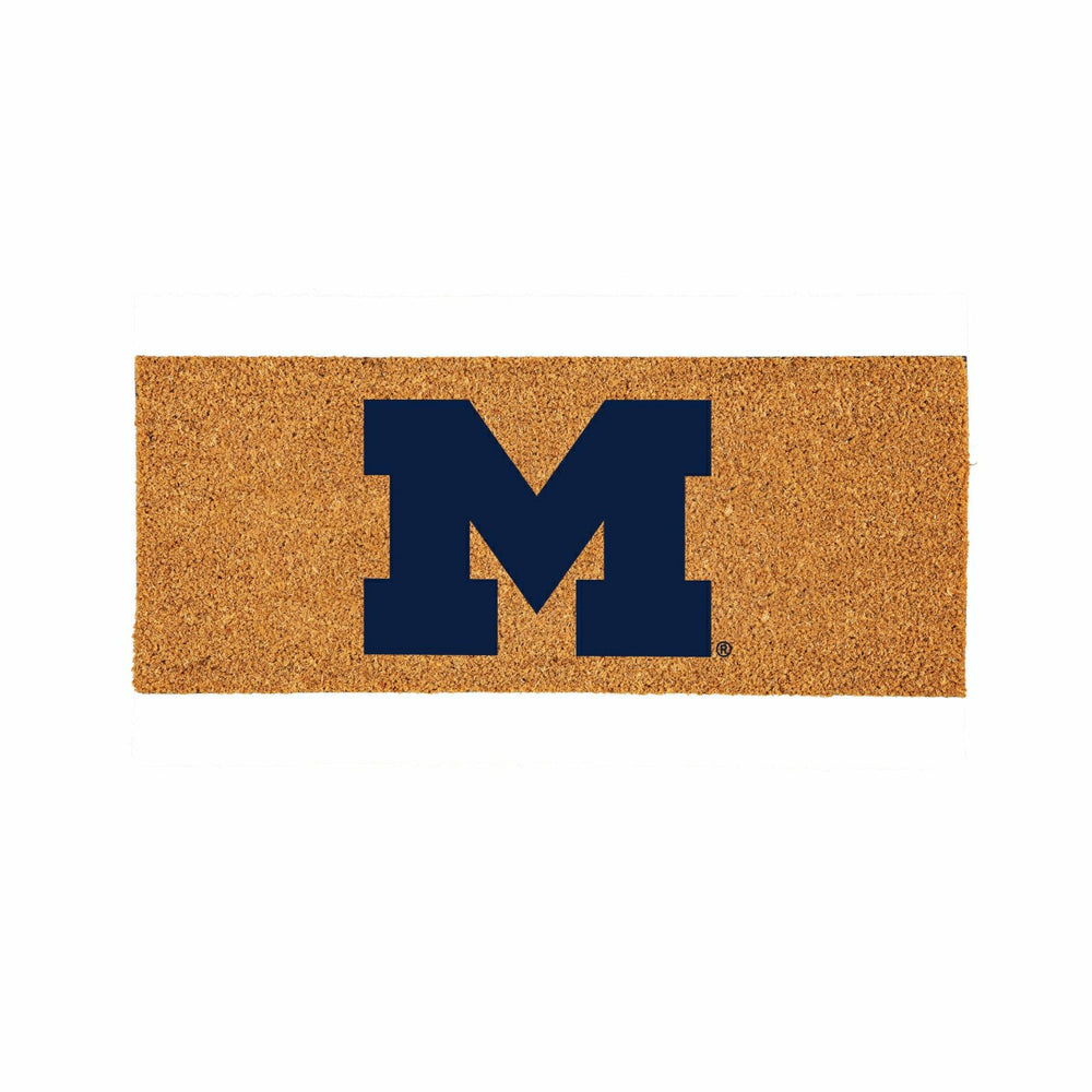 University Of Michigan Extra Large Full Color Coir Mat, 60"x24", Collegiate