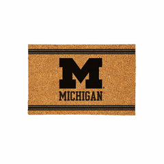 University Of Michigan Large One Color Coir Mat, 36"x24", Collegiate