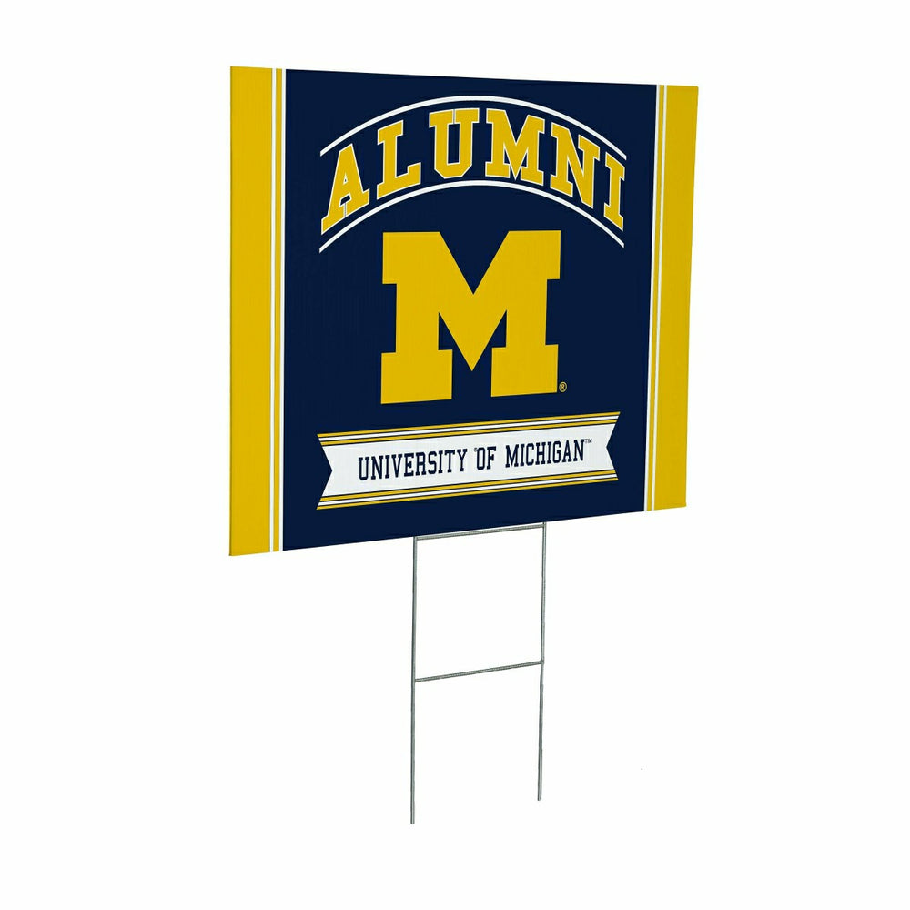 University Of Michigan Coroplast Yard Sign Alumni, Collegiate, Home