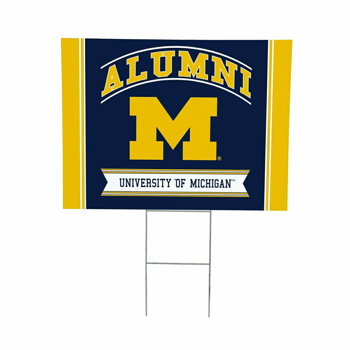University Of Michigan Coroplast Yard Sign Alumni, Collegiate, Home