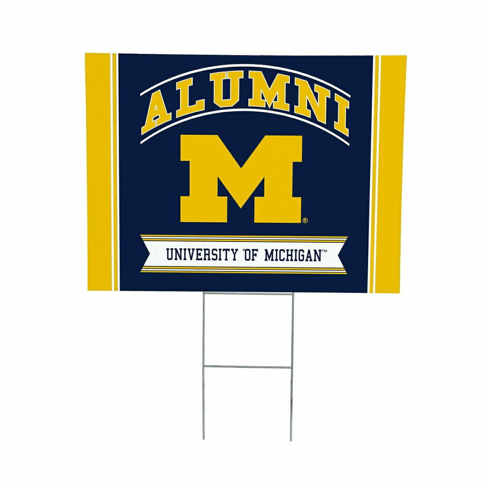 University Of Michigan Coroplast Yard Sign Alumni, Collegiate, Home