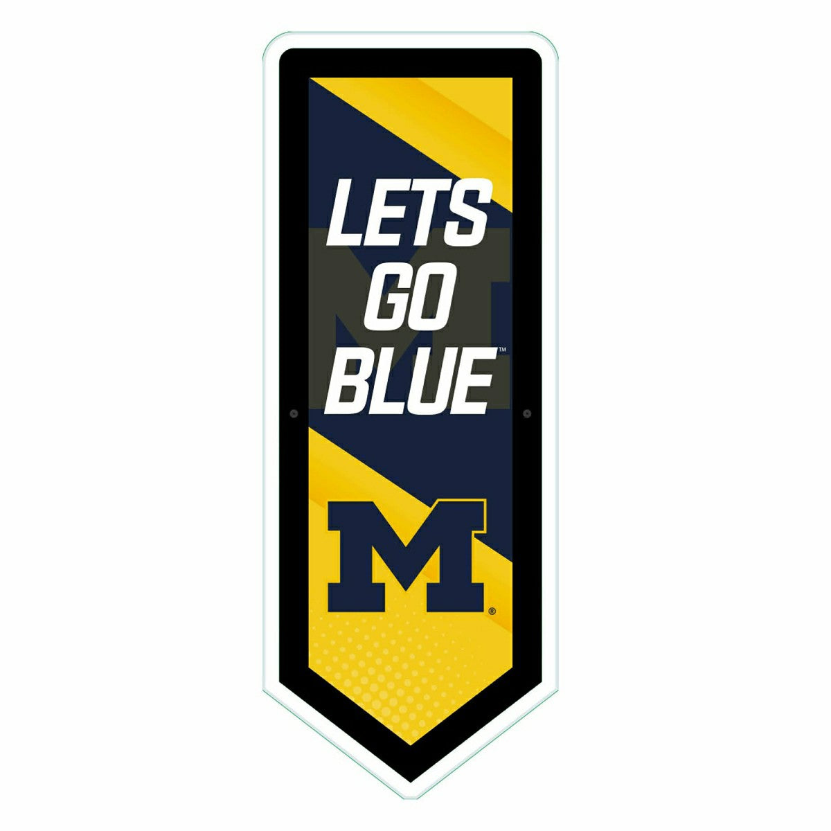 LED Wall Decor, Pennant, University Of Michigan, Collegiate, Home